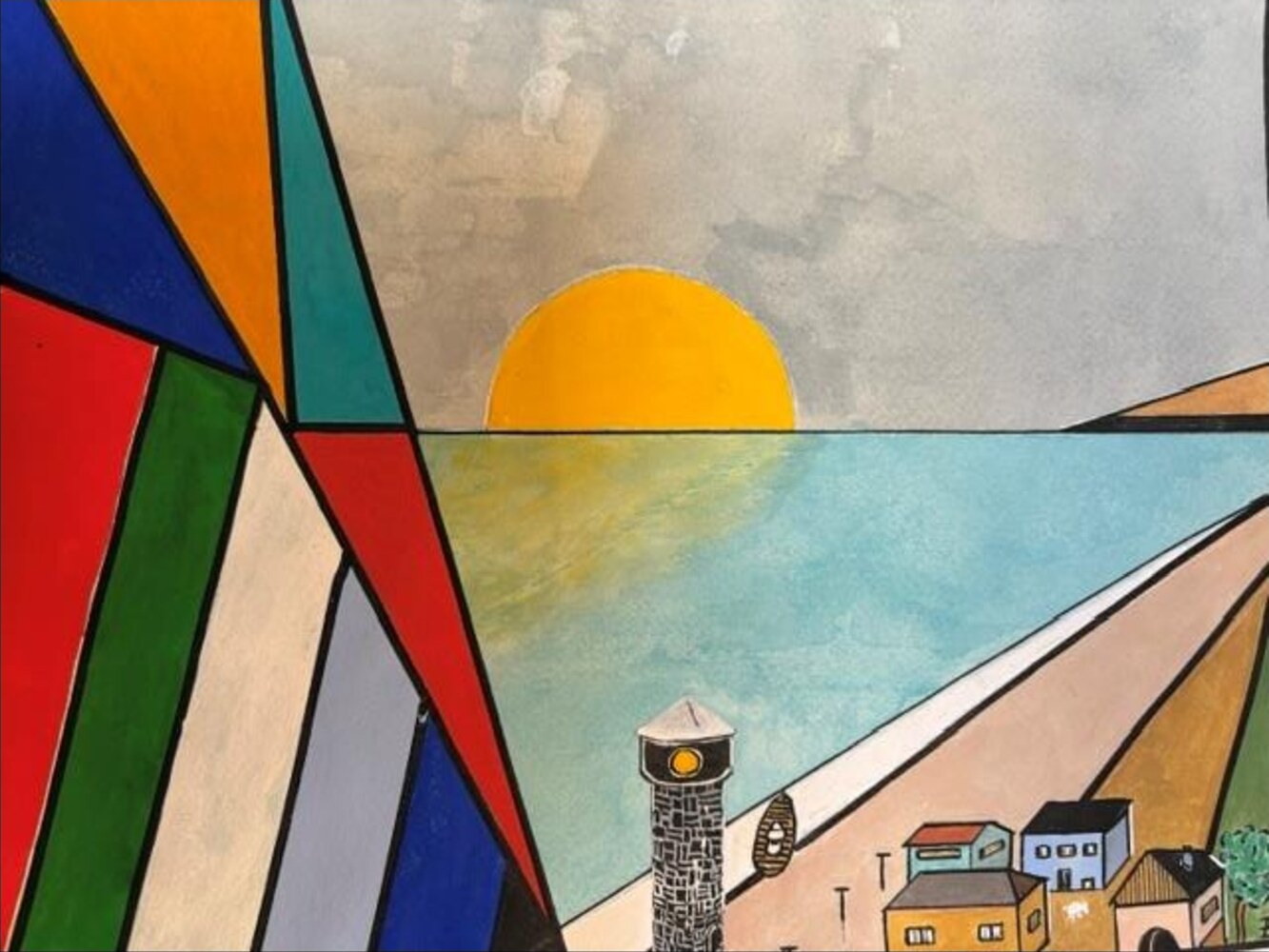 Ohne Titel – Gemälde von Franz Feuchtl