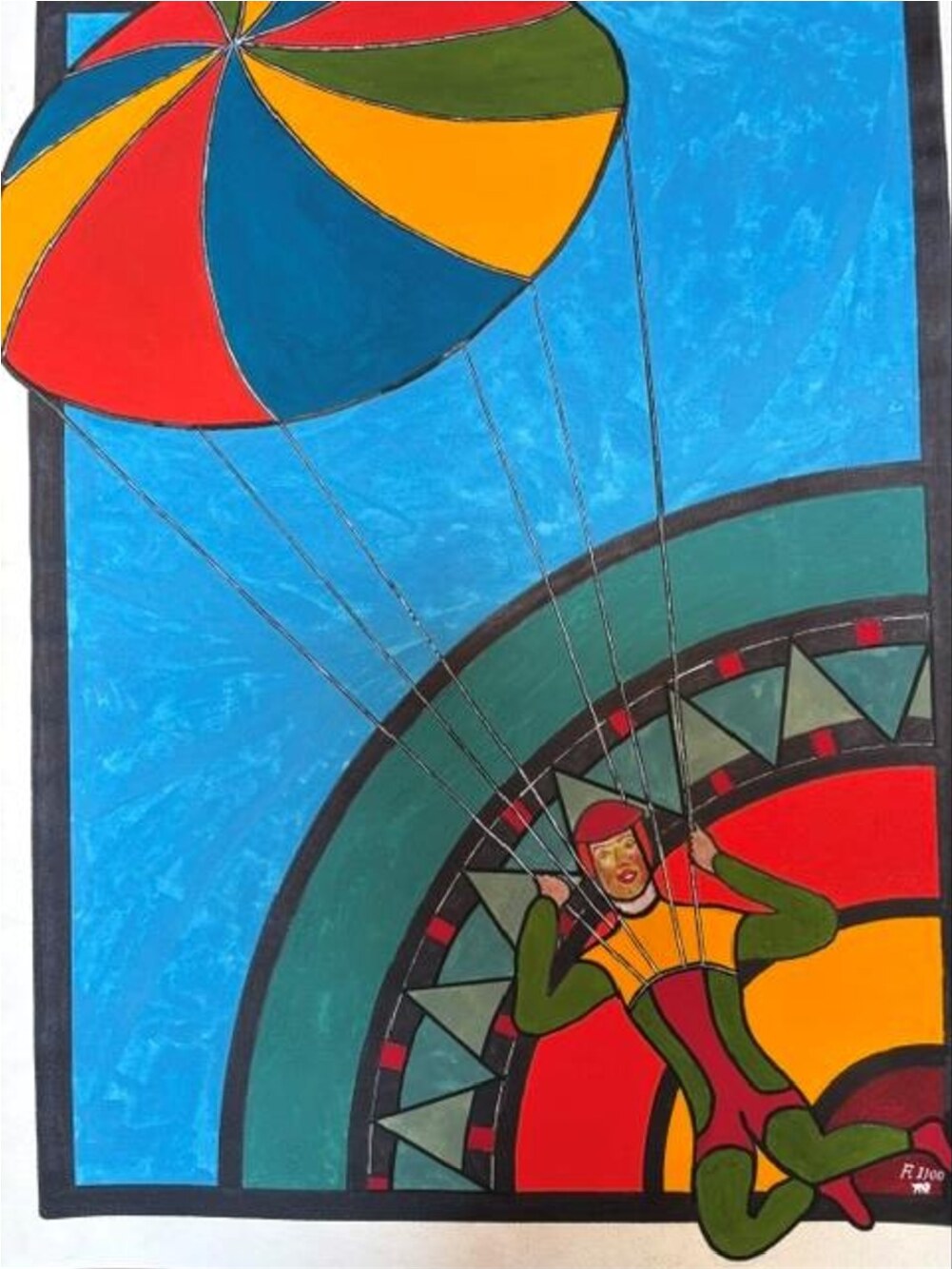 Ohne Titel – Gemälde von Franz Feuchtl