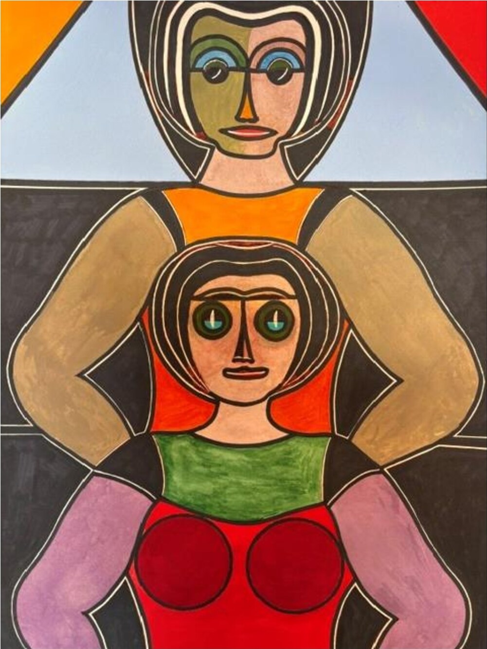 Ohne Titel – Gemälde von Franz Feuchtl
