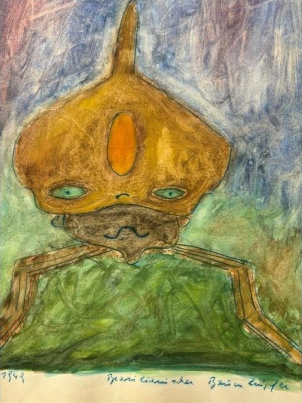 Brasilianischer Baumhüpfer – Aquarell · 29 × 21 cm – Hubert Rathgeber