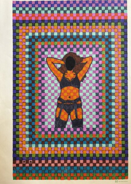 Black Magic – Filzstift auf Papier · 30 × 21 cm – Hubert Rathgeber