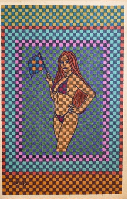 Helga Scheidl – Filzstift auf Papier · 30 × 21 cm – Hubert Rathgeber