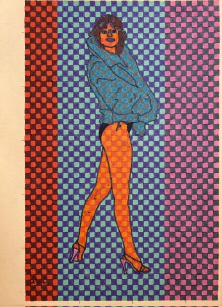 Jilly Johnson – Filzstift auf Papier · 30 × 21 cm – Hubert Rathgeber