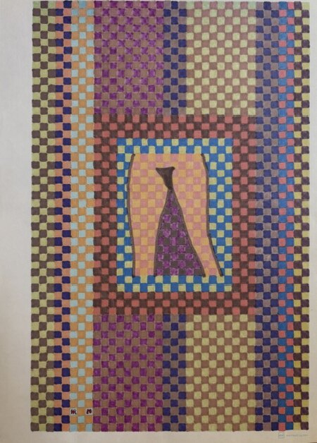 Ohne Titel 1 – Filzstift auf Papier · 30 × 21 cm – Hubert Rathgeber