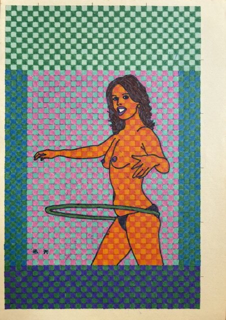 Sabina – Filzstift auf Papier · 30 × 21 cm – Hubert Rathgeber