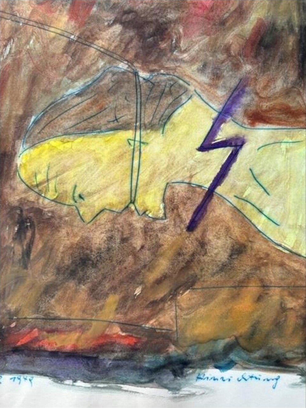 Hinrichtung – Aquarell · 29 × 21 cm – Hubert Rathgeber