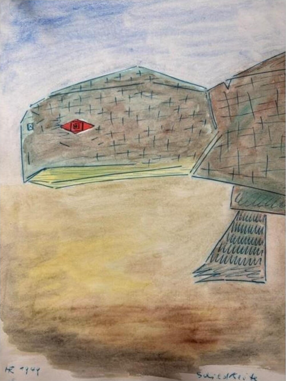 Schildkröte – Aquarell · 29 × 21 cm – Hubert Rathgeber