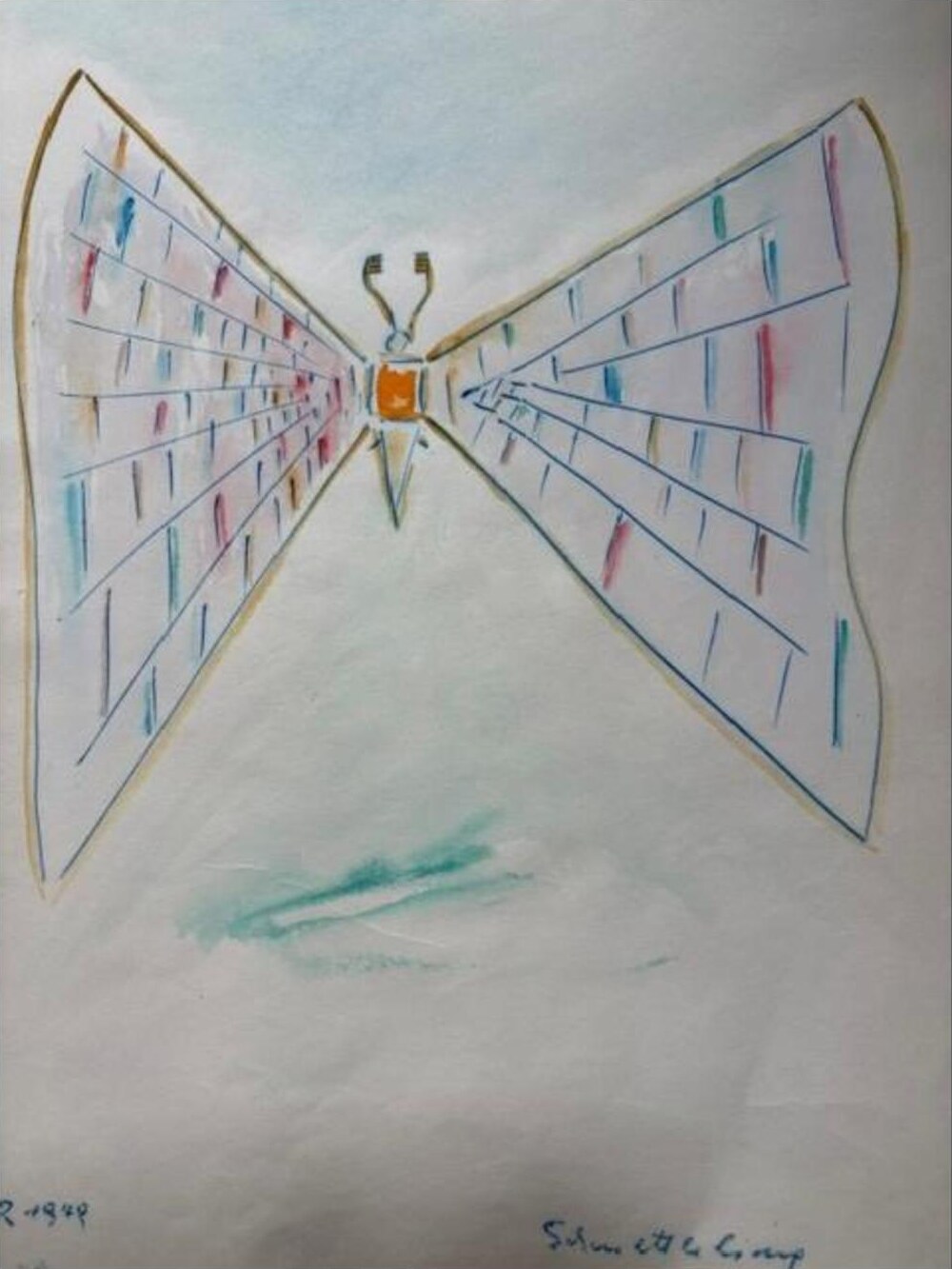 Schmetterling – Aquarell · 29 × 21 cm – Hubert Rathgeber