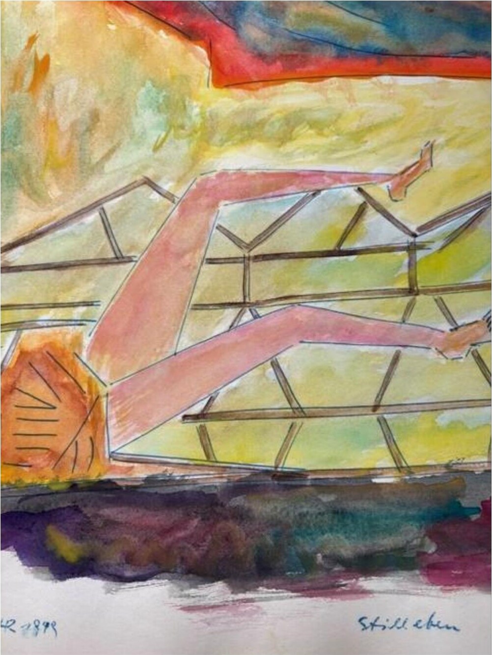 Stilleben – Aquarell · 29 × 21 cm – Hubert Rathgeber