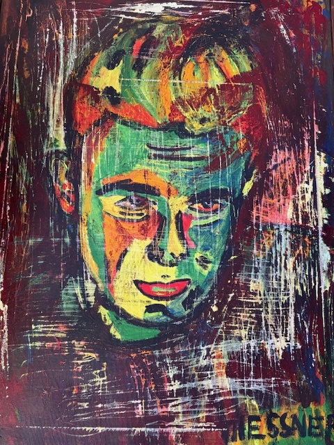James Dean – Öl auf Leinwand · 80 × 60 cm – Sandy