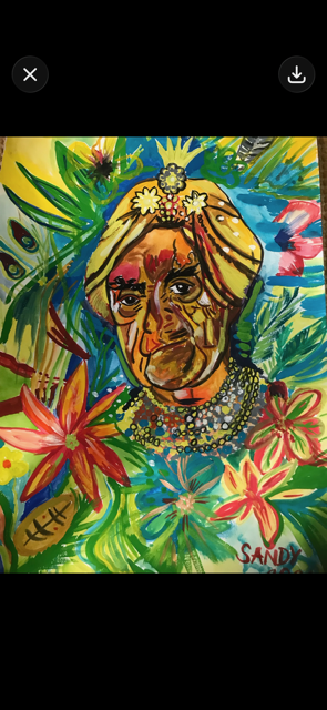 Hubert Rathgeber als Maharadscha – Gouache · 80 × 60 cm – Sandy